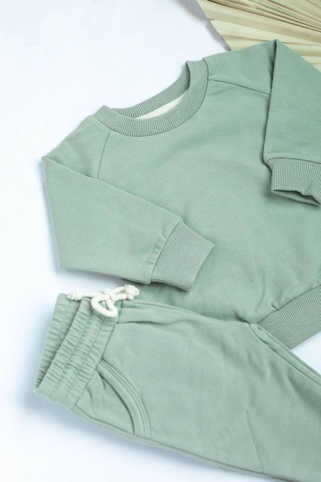 Organic Tracksuit Set  |  Sage Green