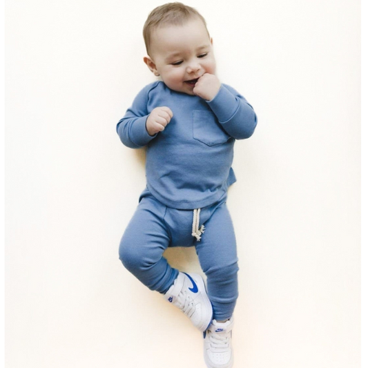 Lounge Set | Ocean Blue | 0-3mo to 5T