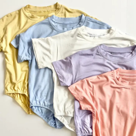 Bamboo Bubble Romper | Lilac, Blush, Ocean