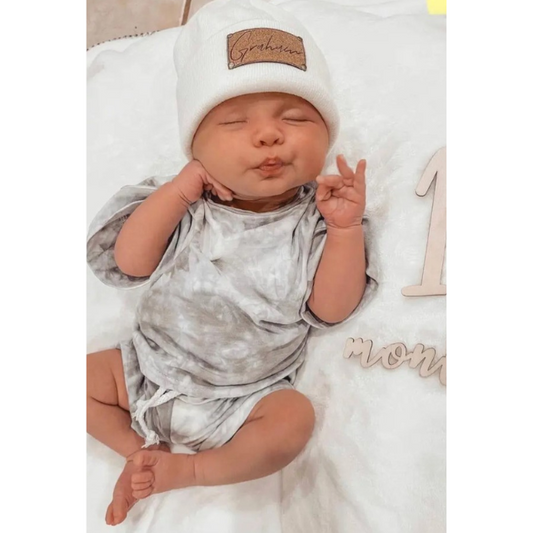 Gray Tie Dye Slouchy Set | 0-3 mo to 4T