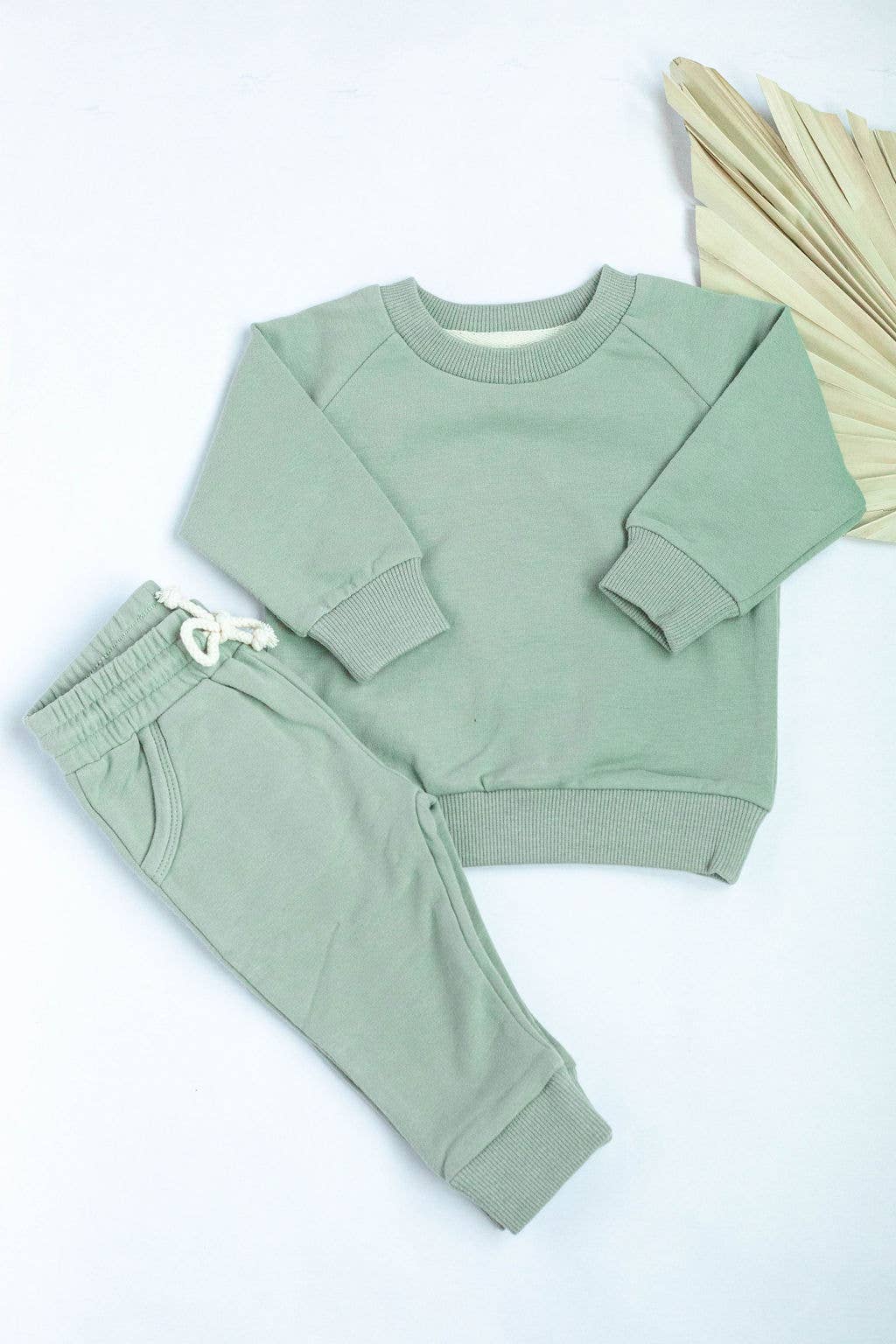 Organic Tracksuit Set  |  Sage Green