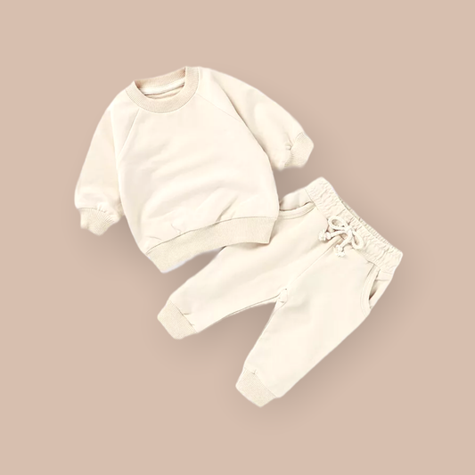 Organic Tracksuit | Oat | 3-6 mo to 4T