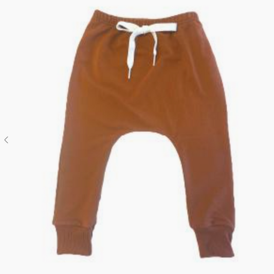 Rust Joggers | 0/6 mo & 3/4 T