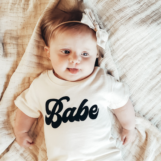 Babe Organic Short Sleeve Tee | 3-6 mo to 4T