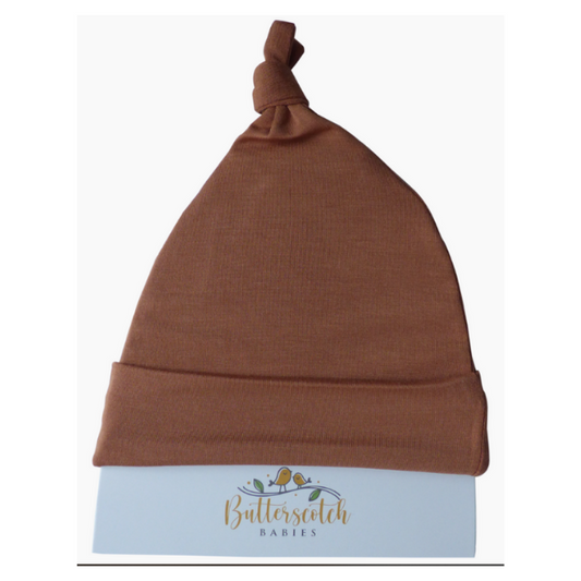 Bamboo Knot Hat | Camel