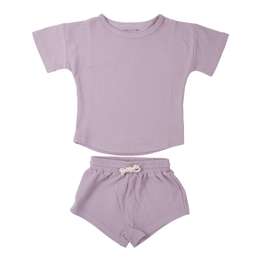 Waffle Set | Wild Orchid | 3-6mo