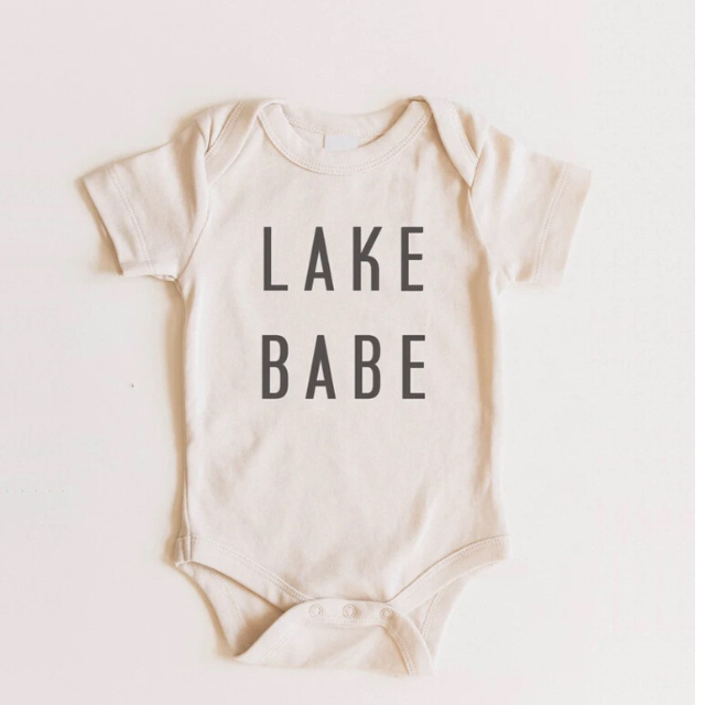 Lake Babe Onesie  |  Baby Bodysuit