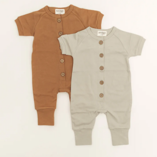 Organic Button Bodysuit