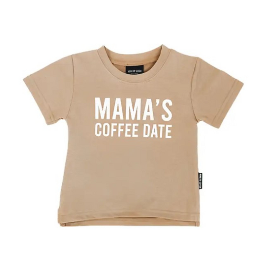 Mama's Coffee Date Tee  |  2T