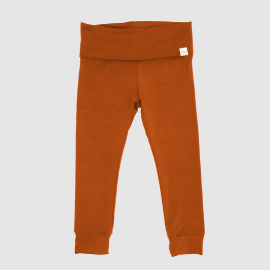 Rust Bamboo Leggings | Baby & Toddler Leggings