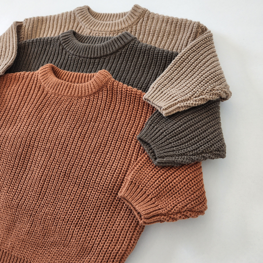 Chunky Knitted Sweater | 0/3, 3/6
