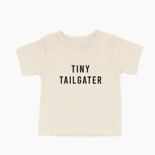 Tiny Tailgater | Ivory Kids Tee | Toddler Tshirt