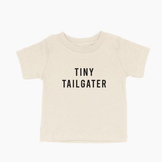 Tiny Tailgater  | Ivory Kids Tee | Toddler Tshirt