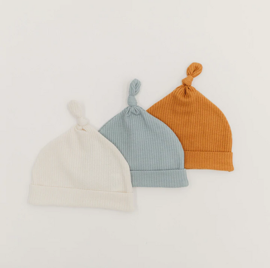 Waffle Top Knot | Baby Hat