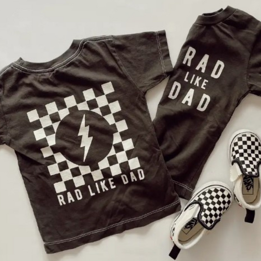 Rad Like Dad Tee  |  6/12mo to Youth Large