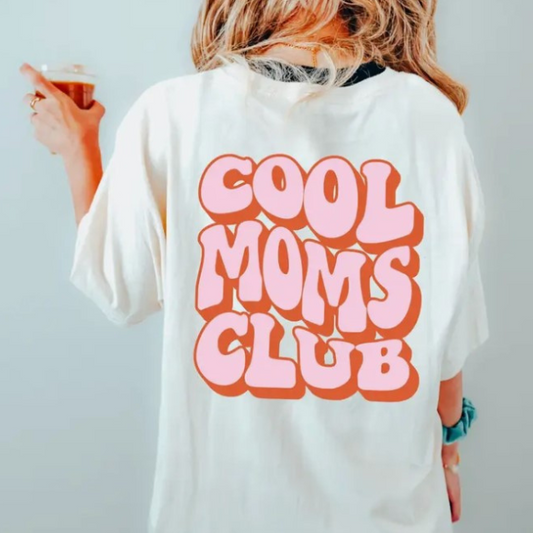 Cool Moms Retro Graphic Tee  *READ SIZING PLEASE*