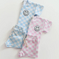 Checkered Smiley Set  |  3 Colors
