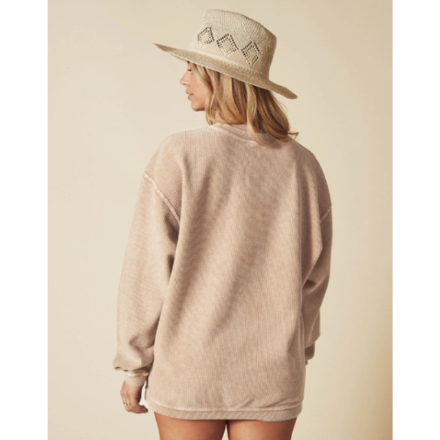 Raise Them Kind Thermal Vintage Pull Over  |  PREORDER