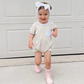 Bamboo Bubble Romper  |  Beige
