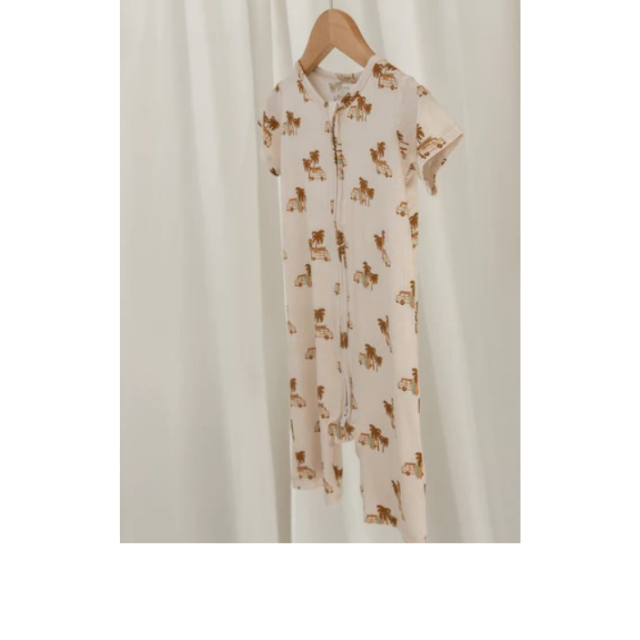 Shortie Romper - Summer Surf  |  Bamboo
