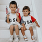 USA Romper  |  0-3 mo to  2T