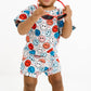 Patriotic Smiley Slouchy Set  |  0-3mo to 4T