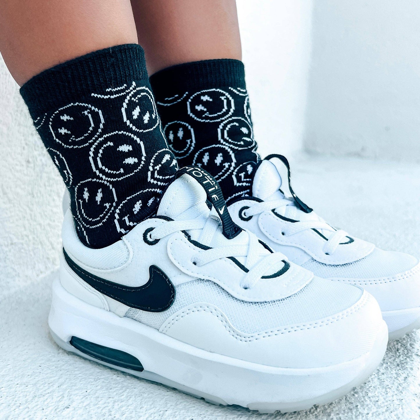 Lightning Smiley Socks  |  Infant + Toddler