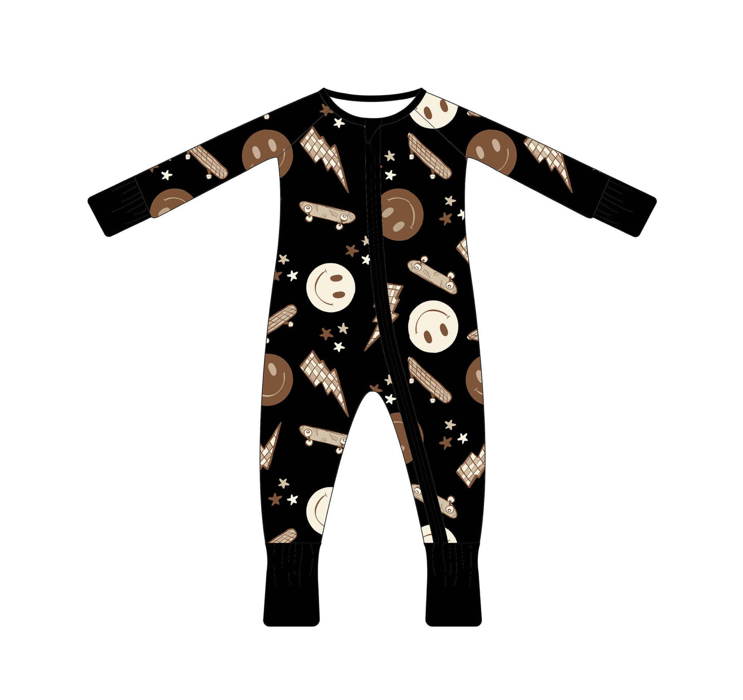 Skater Boy Bamboo Romper