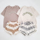 Kids Striped Shorts | Gray 2-3Y