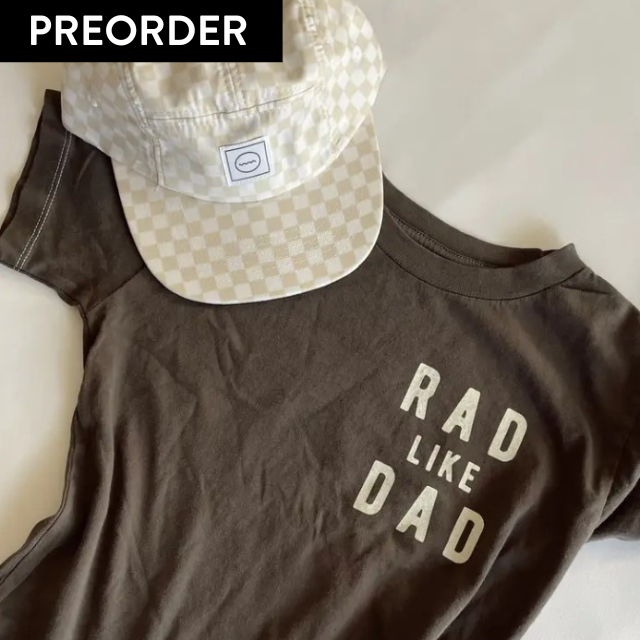 Rad Like Dad Tee  |  6/12mo to Youth Large