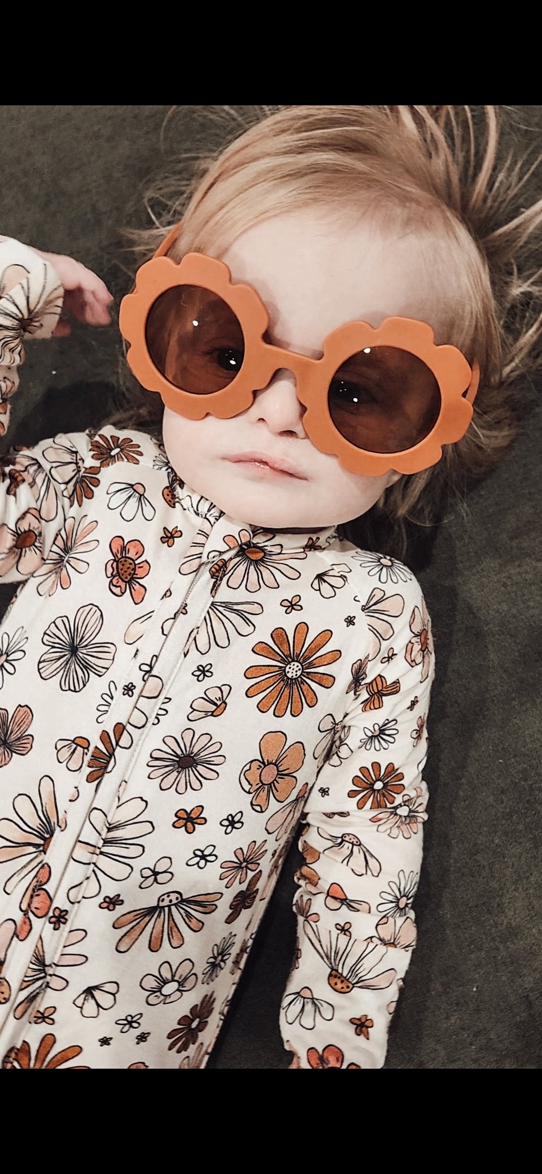 Retro Flower Sunnies  |  Coral