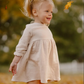 Organic Muslin Dress  |  Frosted Almond