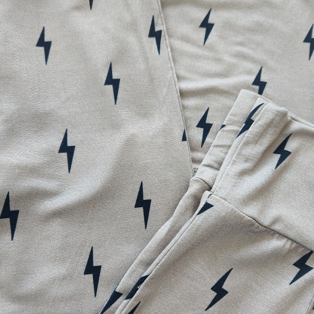 2 Piece Bamboo Set  |  Lightning Bolt