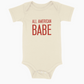 All American Babe Onesie  |  4th of July  |  12-18 mo