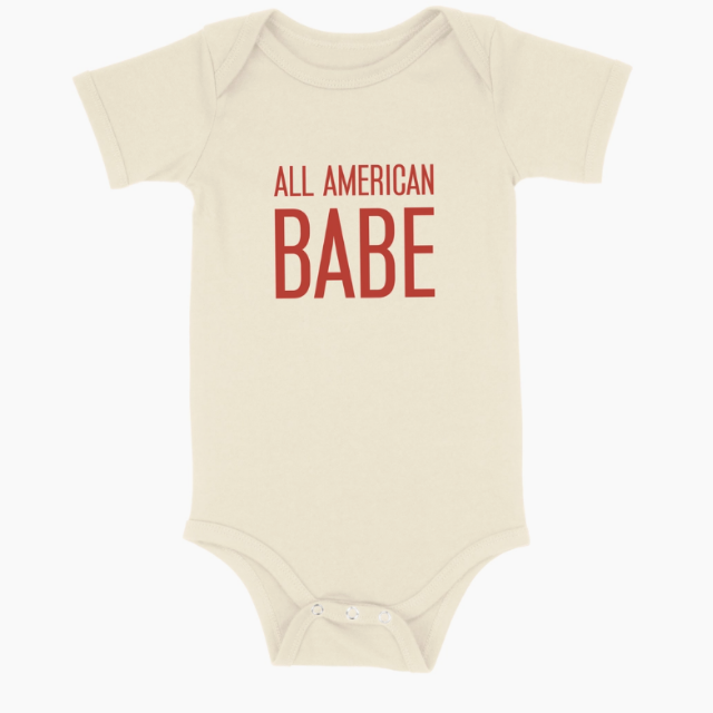 All American Babe Onesie  |  4th of July  |  12-18 mo