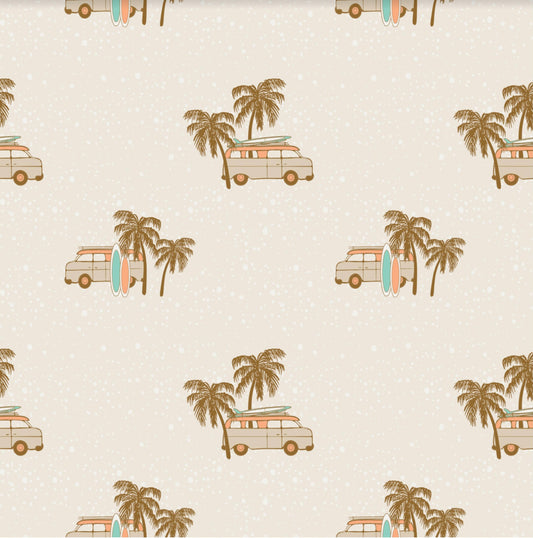 Shortie Romper - Summer Surf  |  Bamboo