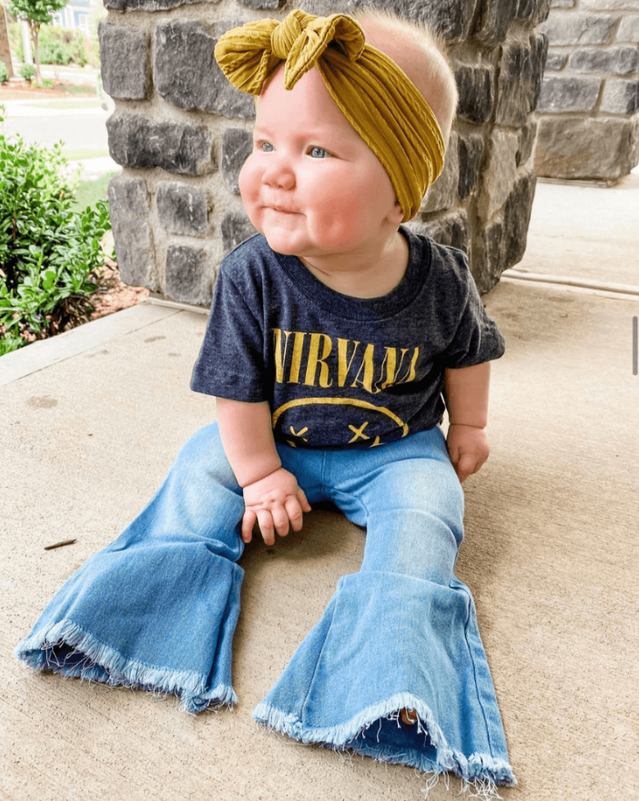 Sophie Denim Bell Bottoms - Light Wash