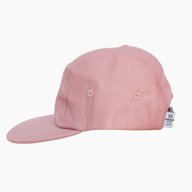 Waterproof Five-Panel Hat in Blush