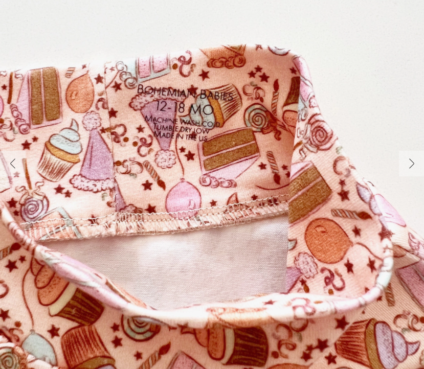 Organic Shorties | Birthday Surprise (Pink) | Handmade