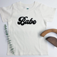Babe Organic Short Sleeve Tee  |  3-6 mo to 4T
