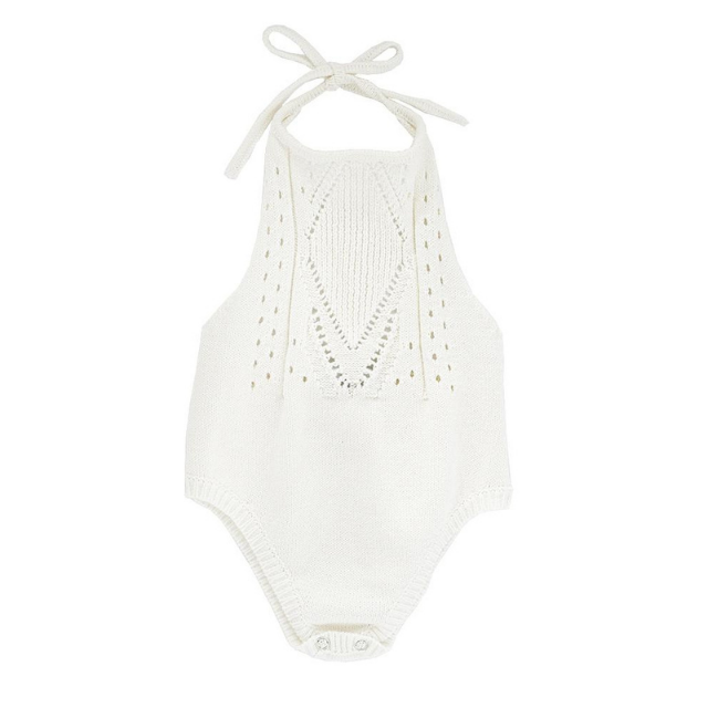 Drake Crochet Halter Leotard