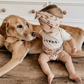 Brown Rainbow Ruffle Baby Bloomers
