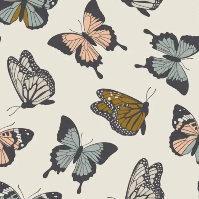 Butterfly Bamboo 2 Piece  |  Neutral Butterflies  |   2T to 4T