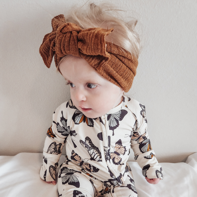 Butterfly Bamboo Sleeper  |  Neutral Butterflies