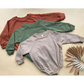 Organic Cotton Bubble Romper  |  Terracotta