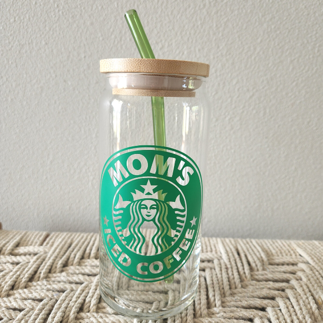 Mom's Iced Coffee  |  Glass Coffee Cup