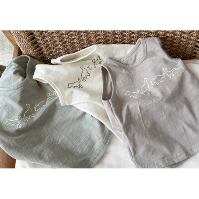 Dinosaur Tank Top   |   Neutral Dinosaur