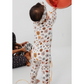 Bloom with Love Bamboo Fold-over zip sleeper  |  NB to 18/24 mo