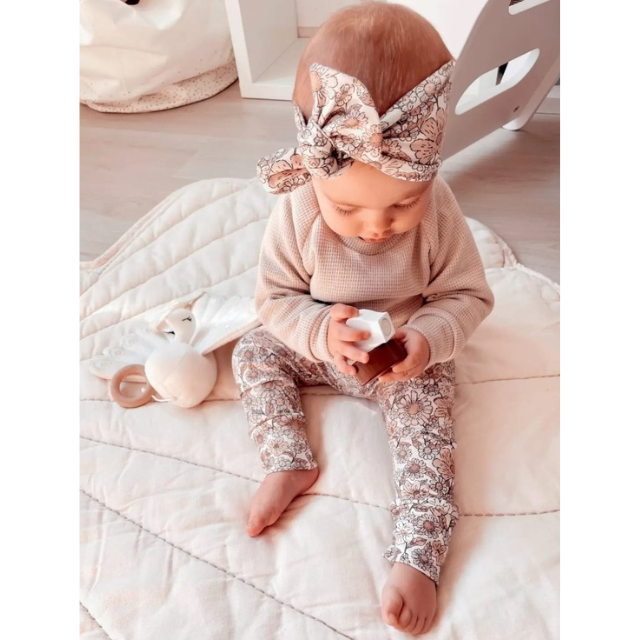 Wild Flower Jersey Leggings  |  0-3 mo - 18/24 mo