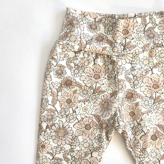 Wild Flower Jersey Leggings  |  0-3 mo - 18/24 mo
